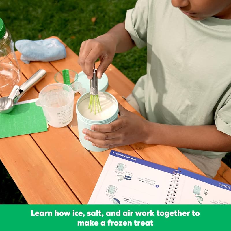 Ice Cream Chemistry Cooking Kit for Kids Ages 5+