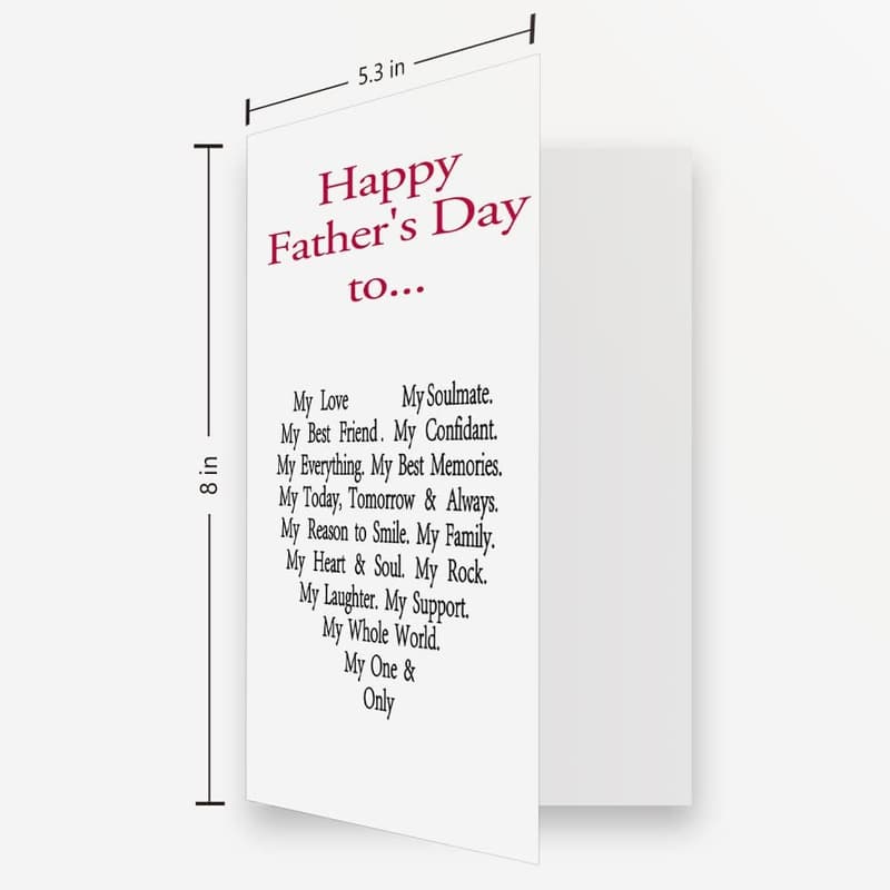 Funny Father's Day Card for Husband - Unique Gift Idea