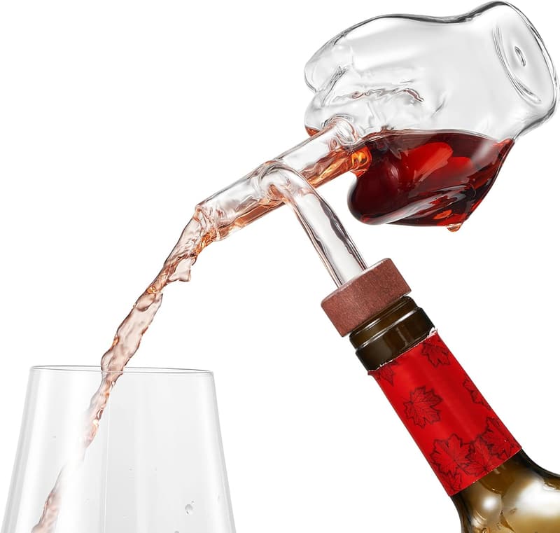 Italian Wine Aerator Decanter - Enhances Red & White Wines