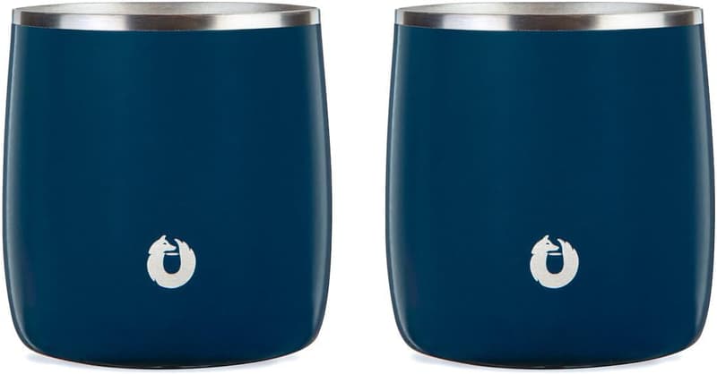 Elegant Stainless Steel Whiskey Rocks Glass Set for Home Bar