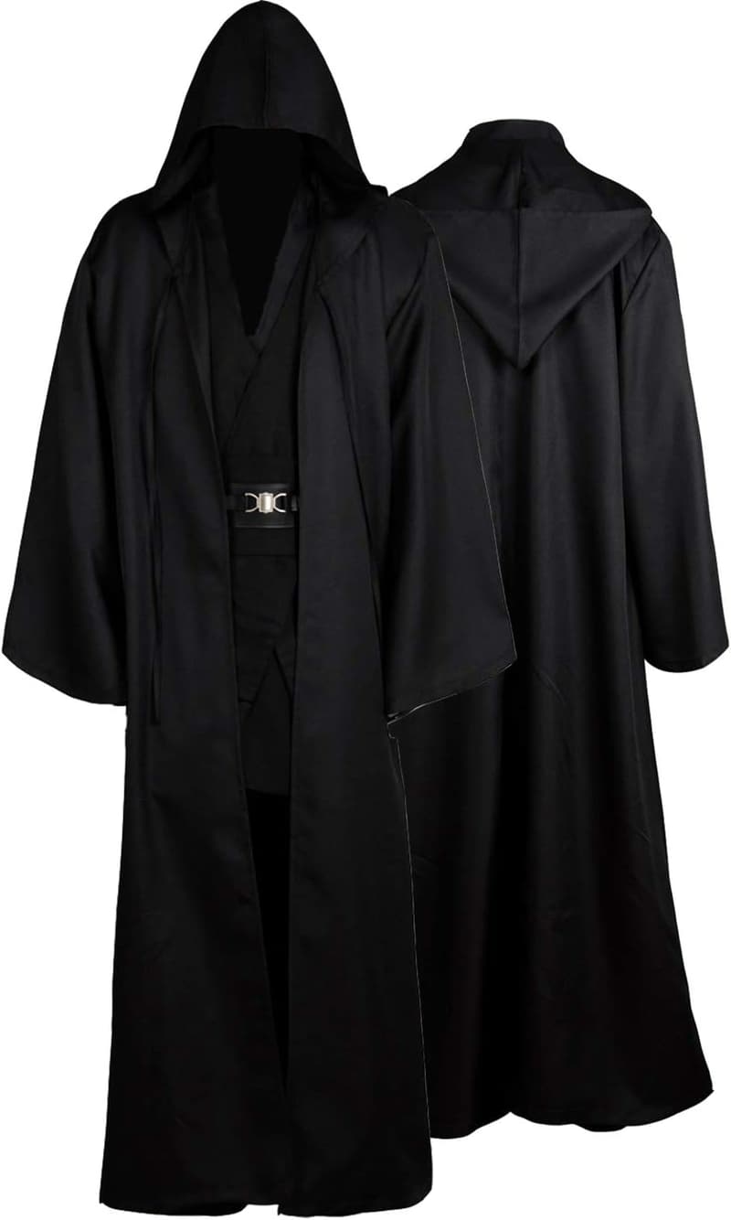 Halloween Men's Hooded Tunic Robe Costume Set