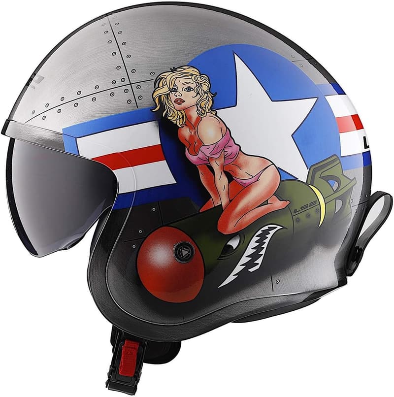 Open Face Spitfire Helmet by LS2