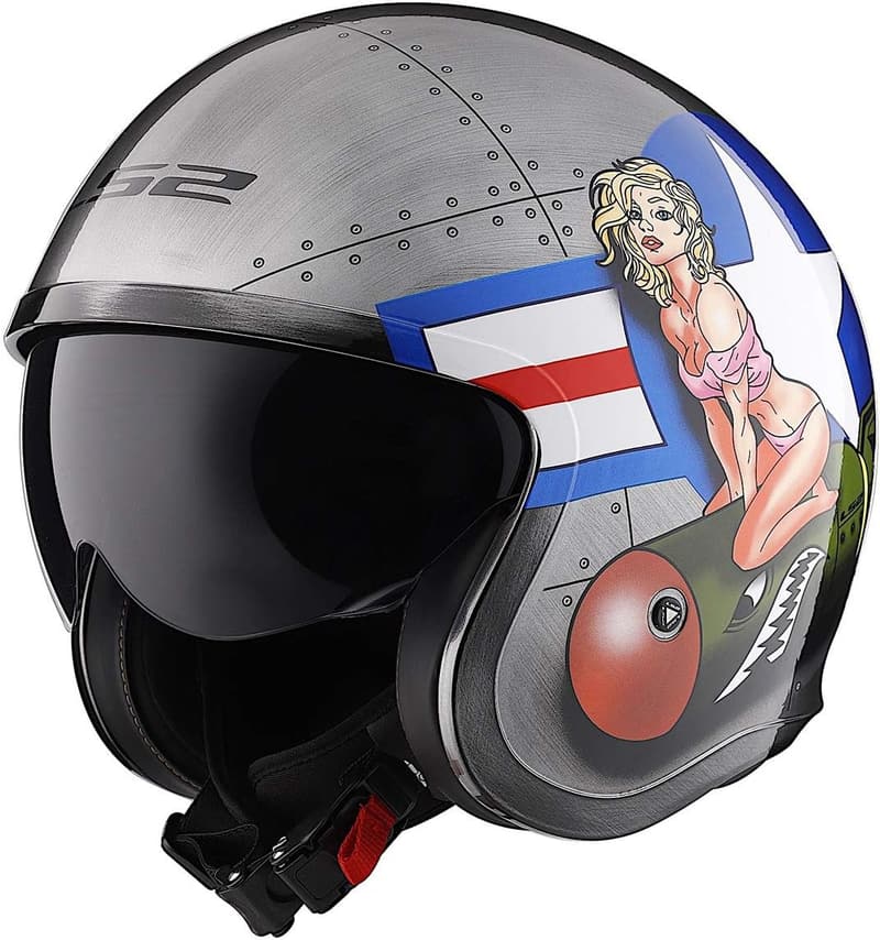 Open Face Spitfire Helmet by LS2