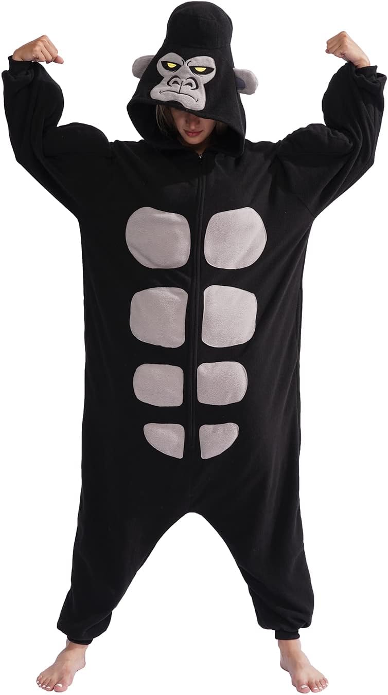 Animal Onesie Pajamas Costume for Adults (Men & Women)