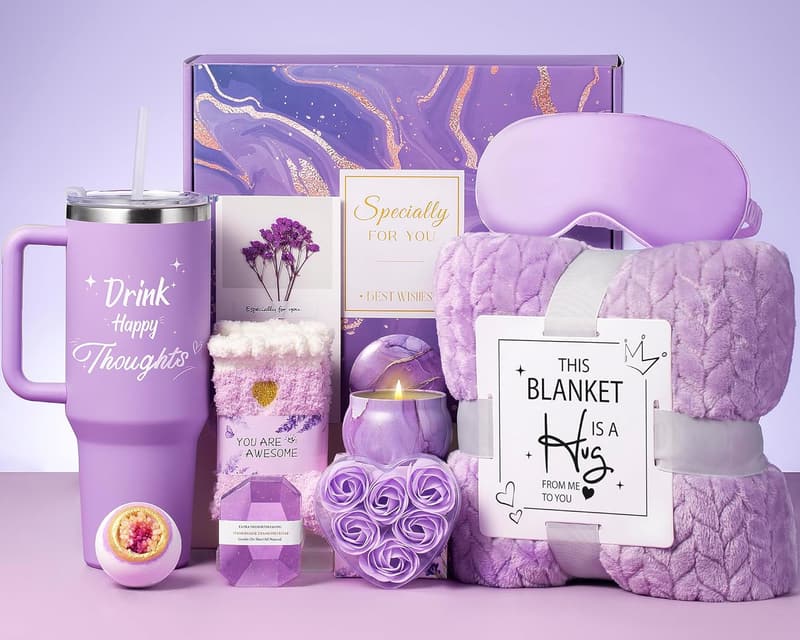 Birthday Spa Gift Basket for Women - Self Care & Relaxation Essentials