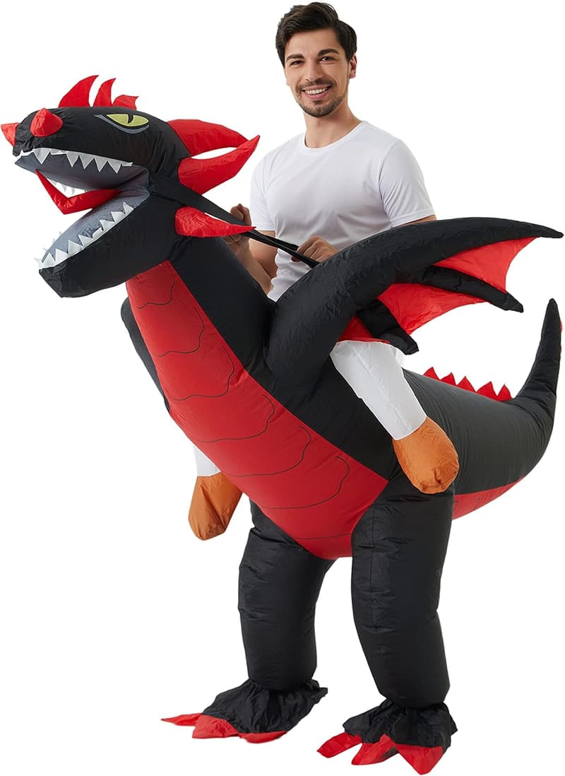 Inflatable Dragon Costume for Adults - Halloween & Christmas