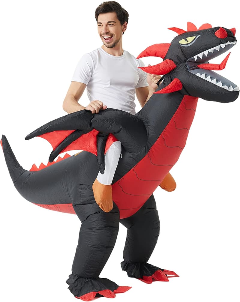 Inflatable Dragon Costume for Adults - Halloween & Christmas