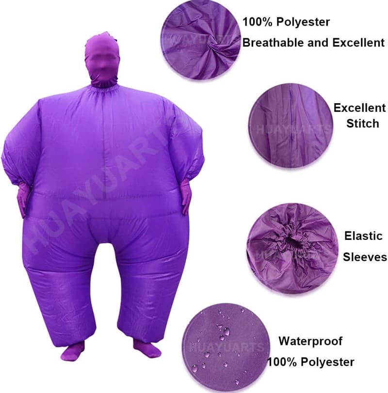 Inflatable Masquerade Costume Jumpsuit for Parties
