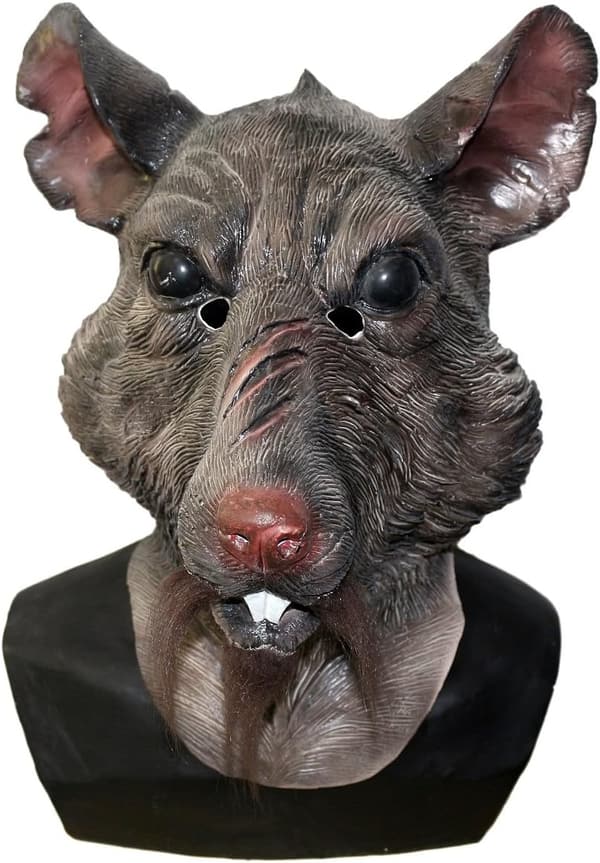 Mouse Monster Latex Mask for Cosplay and Costume Parties