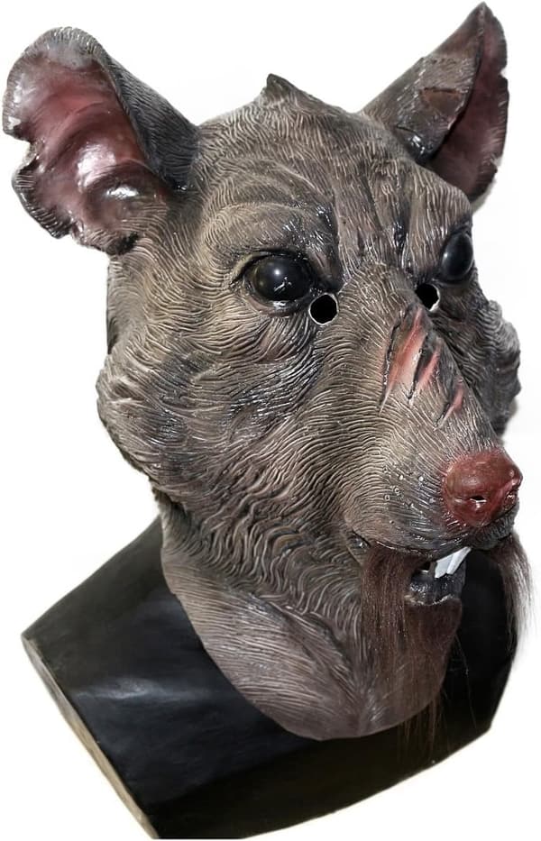 Mouse Monster Latex Mask for Cosplay and Costume Parties