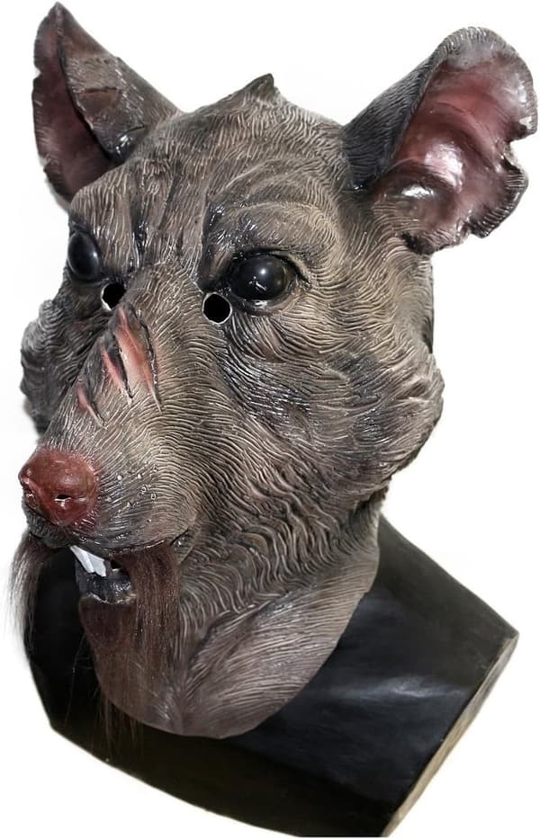 Mouse Monster Latex Mask for Cosplay and Costume Parties