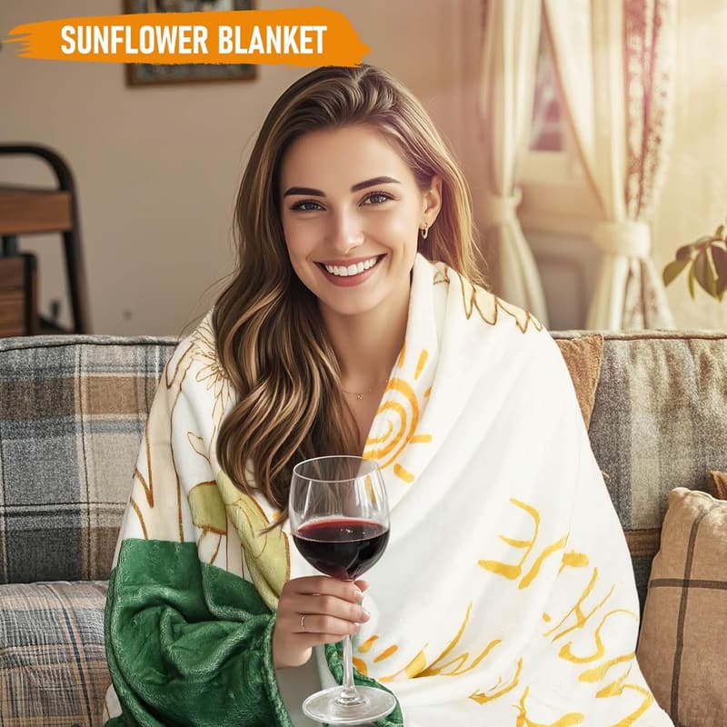 Relaxation Spa Gift Set with Luxury Blanket for Women