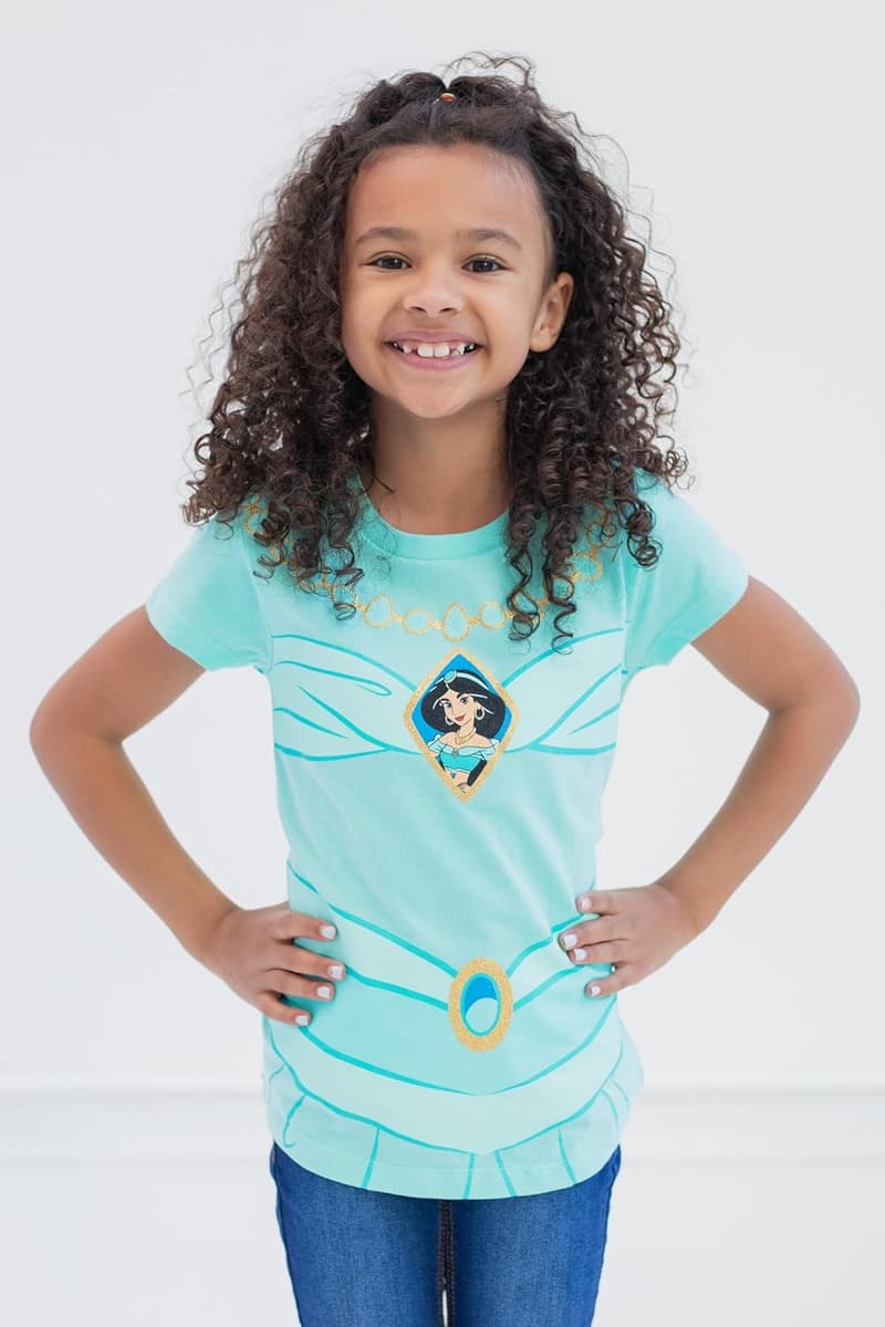Disney Princess T-Shirt Set for Kids (4 Pack)