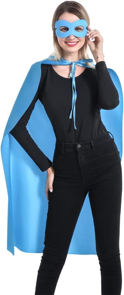 Superhero Capes & Masks - Team Spirit Bulk Pack for Teens & Adults