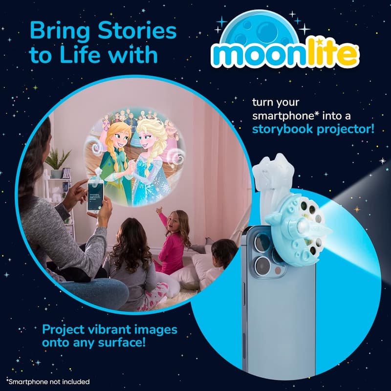 Disney Frozen Mini Projector with 4 Storybooks for Kids