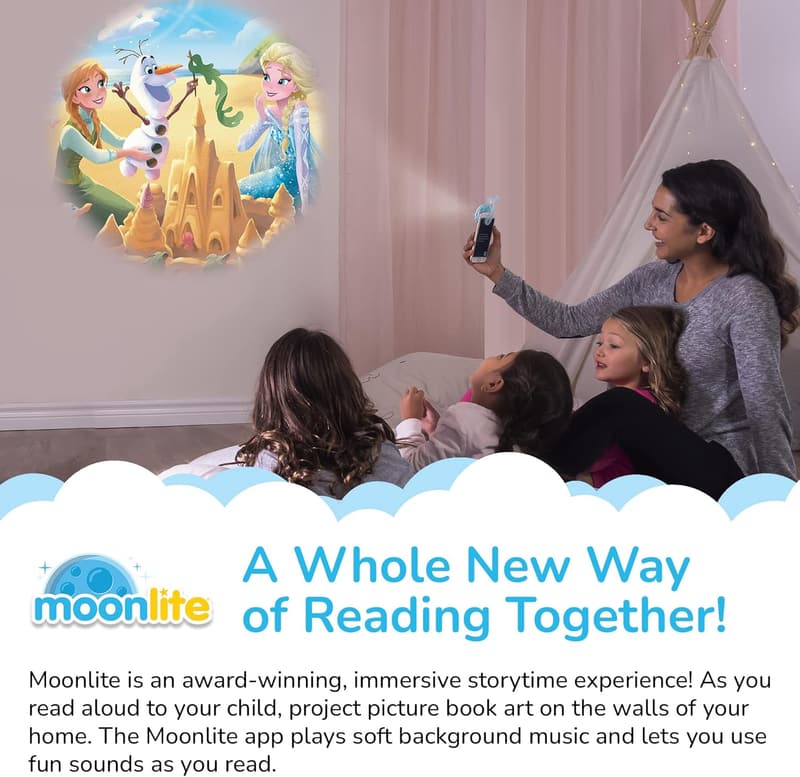 Disney Frozen Mini Projector with 4 Storybooks for Kids