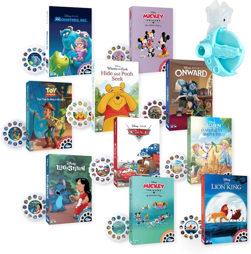 Disney Moonlite Storytime Megabundle with Mini Projector and 10 Stories