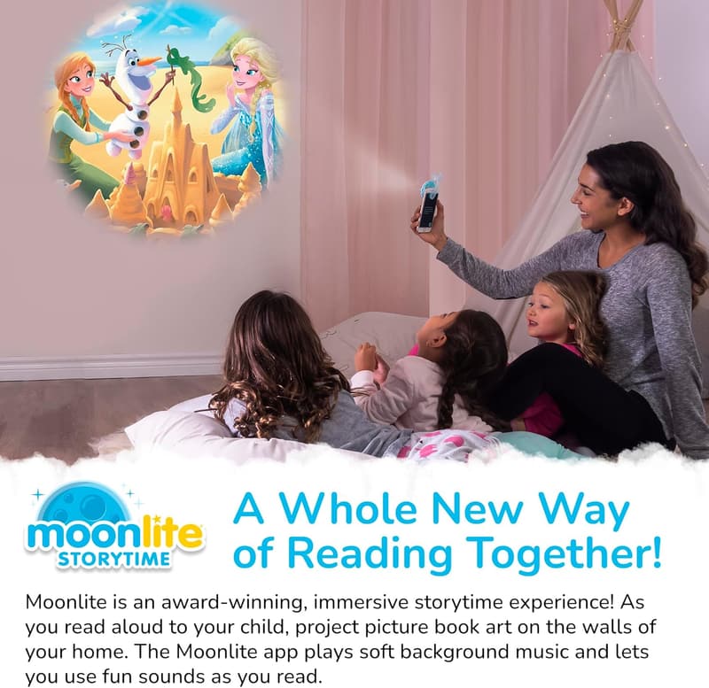 Disney Moonlite Storytime Megabundle with Mini Projector and 10 Stories