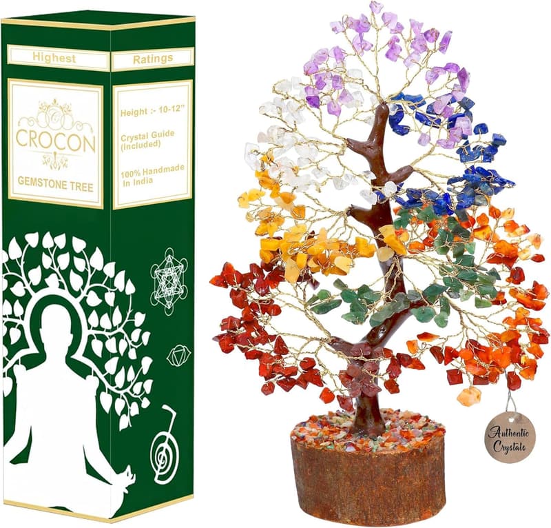 Chakra Crystal Tree - Unique Birthday Gift for Women