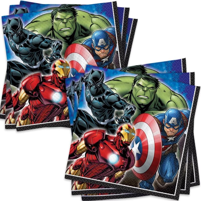 Avengers Luncheon Napkins - 16 Pack, 6.5