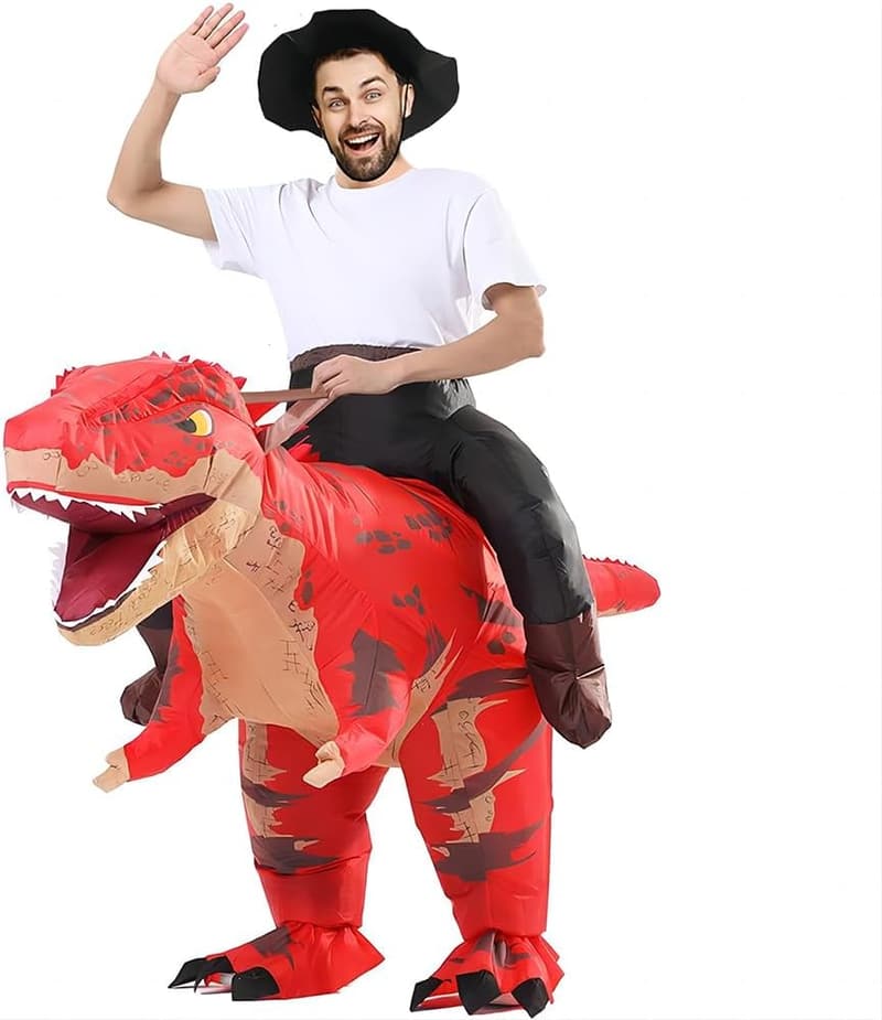 Funny Inflatable T-Rex Costume for Halloween Party