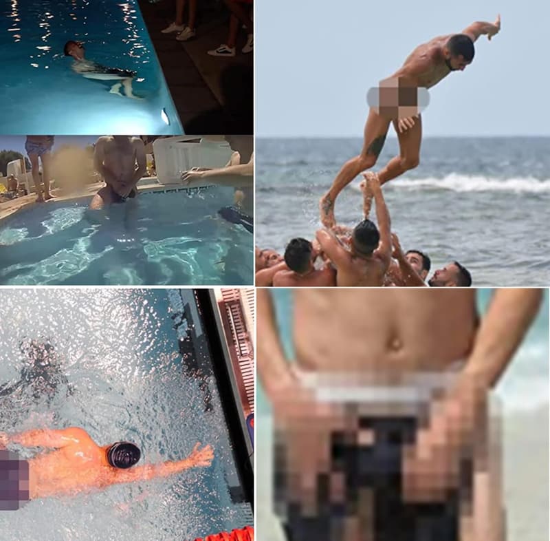 Men's Dissolving Swim Trunks - Funny Prank Gift for Beach Parties