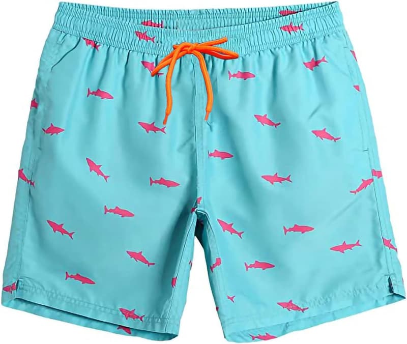 Funny Birthday Prank Swim Trunks for Bachelor Beach Parties