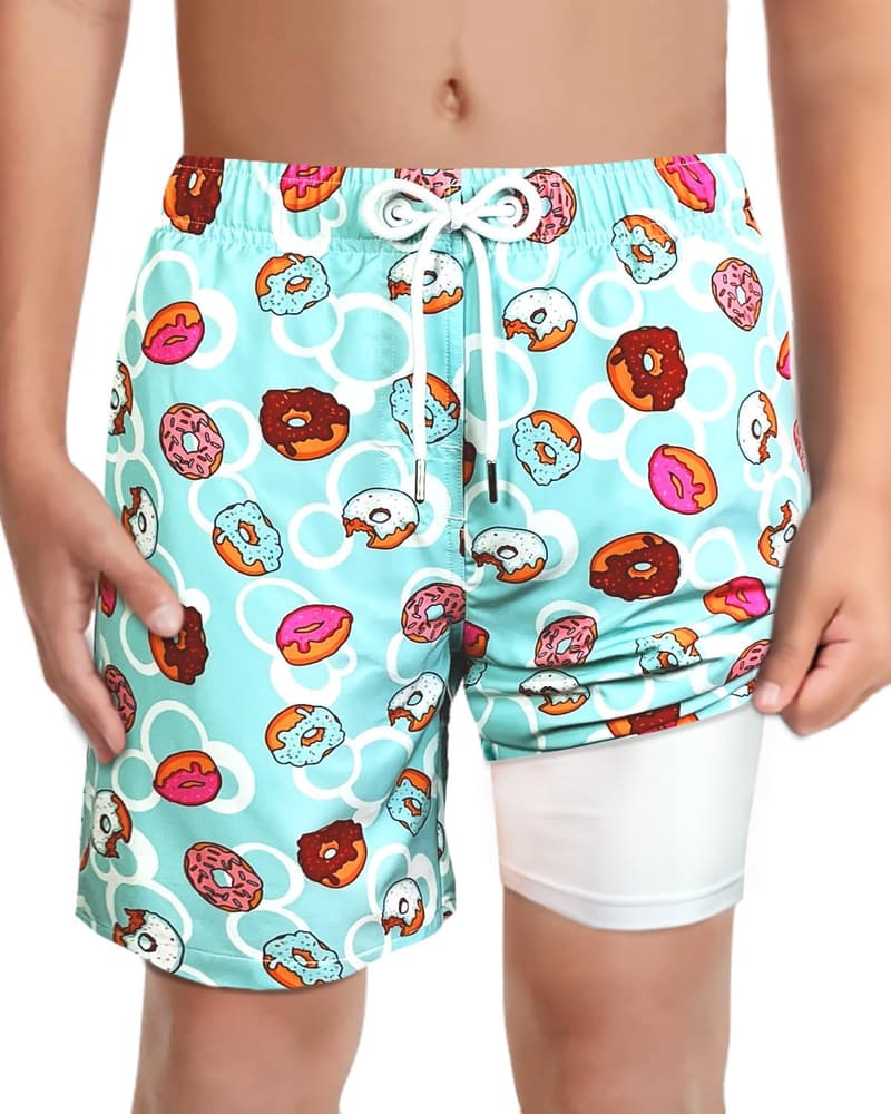Boys' Quick-Dry Swim Trunks with UPF 50+ Protection