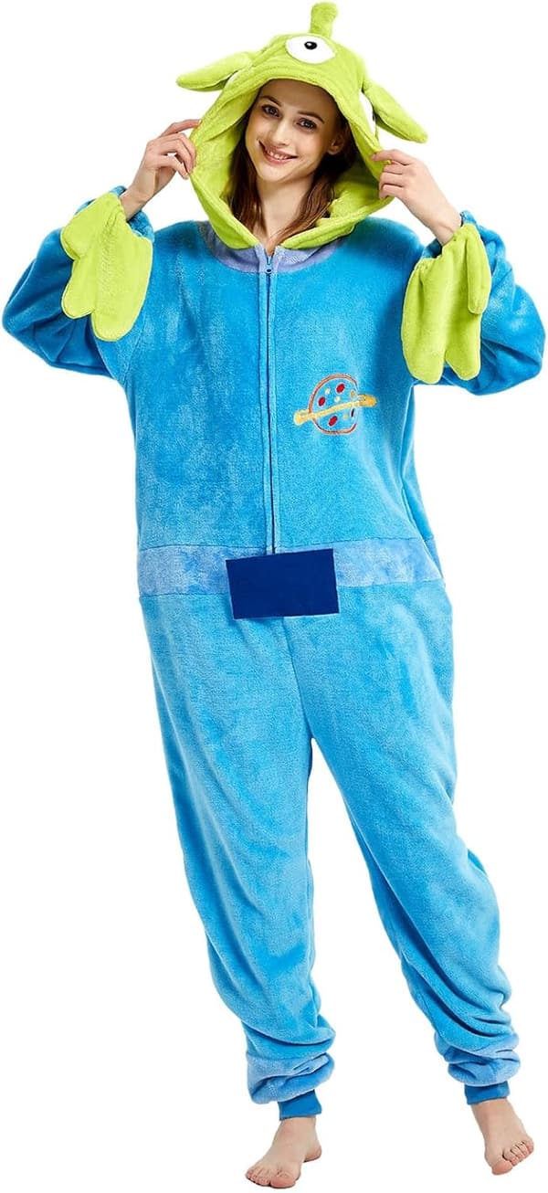 Unisex Snug Fit Halloween Onesie Cosplay Pajama Suit