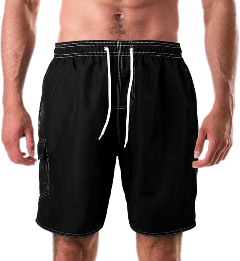 Men's Swim Trunks - Quick-Dry Swim Shorts for Summer