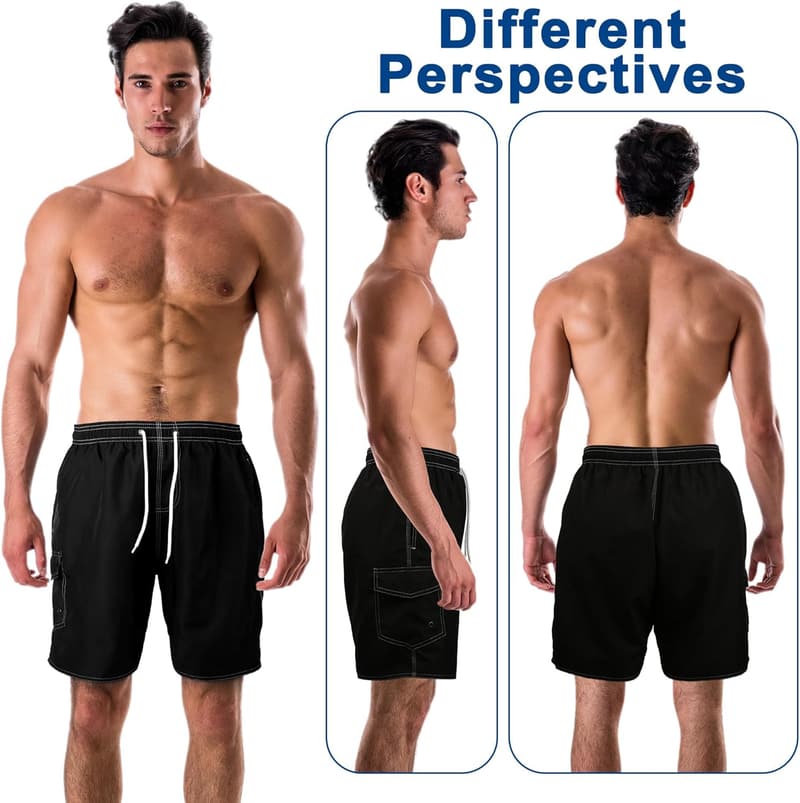 Men's Swim Trunks - Quick-Dry Swim Shorts for Summer