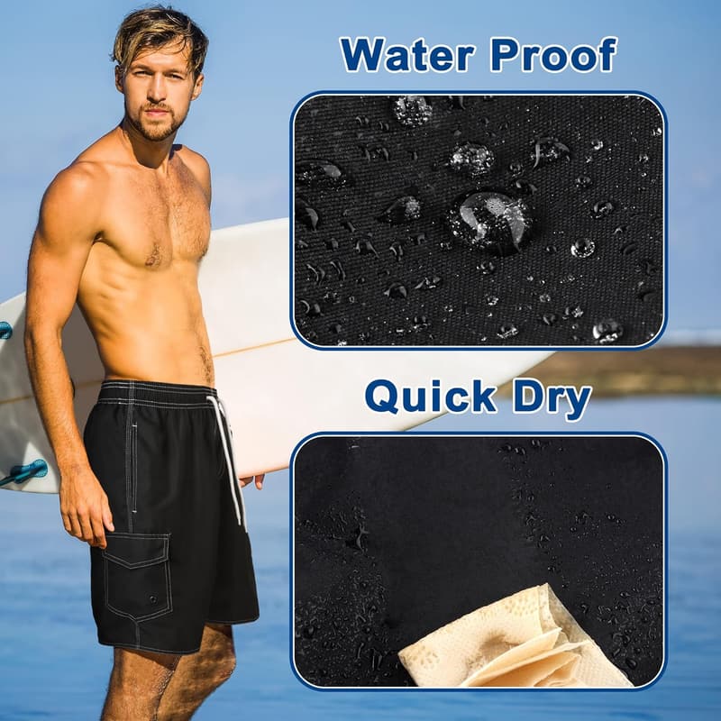 Men's Swim Trunks - Quick-Dry Swim Shorts for Summer