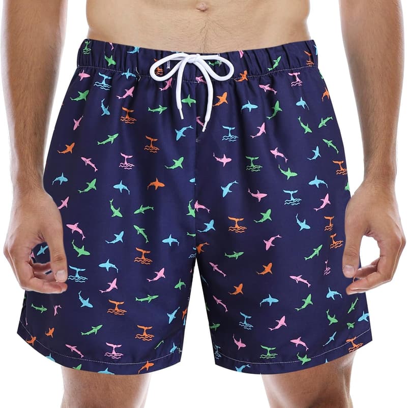 Funny Men's Dissolving Swim Trunks for Beach Parties