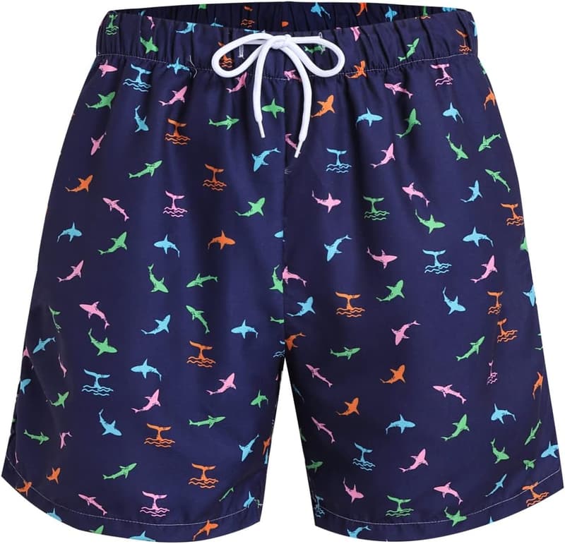 Funny Men's Dissolving Swim Trunks for Beach Parties
