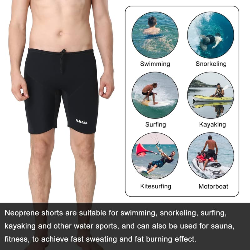 3mm Neoprene Wetsuit Shorts for Men & Women – Swim & Dive Gear