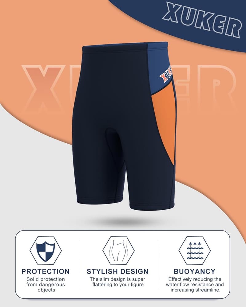 Neoprene Wetsuit Shorts for Water Sports - Unisex, 3mm