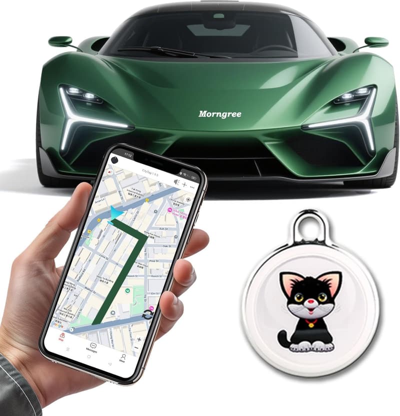 2025 Portable GPS Tracker for Vehicles, Kids, Dogs - No Monthly Fee