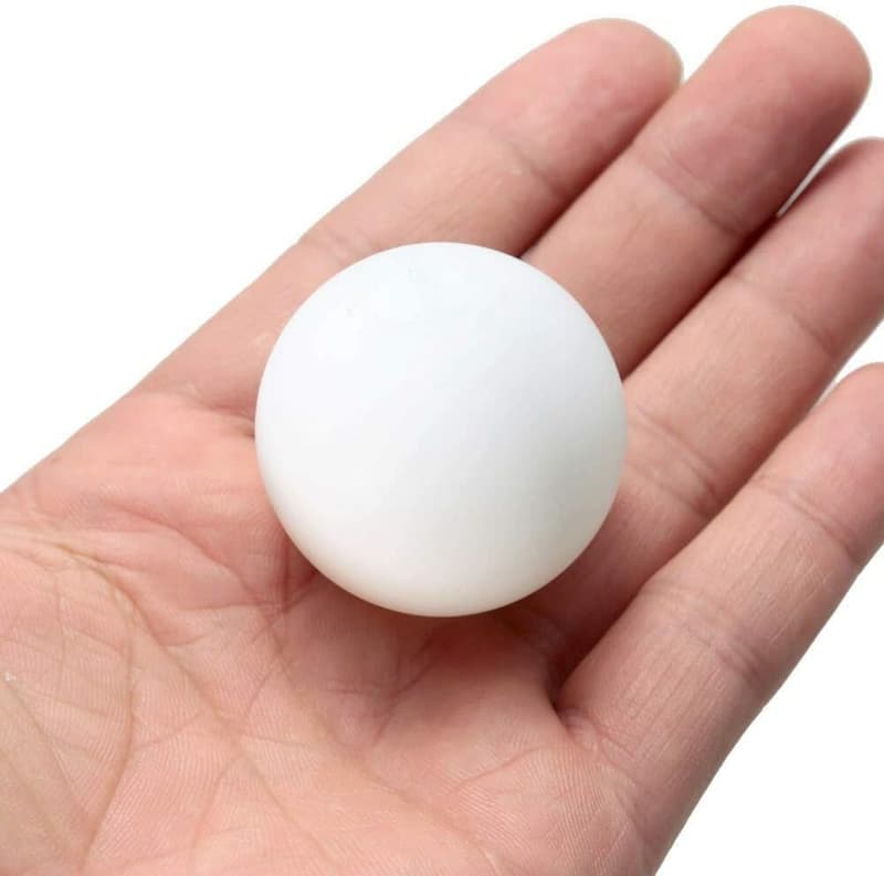 12 Pack Seamless White Beer Ping Pong Balls for Parties
