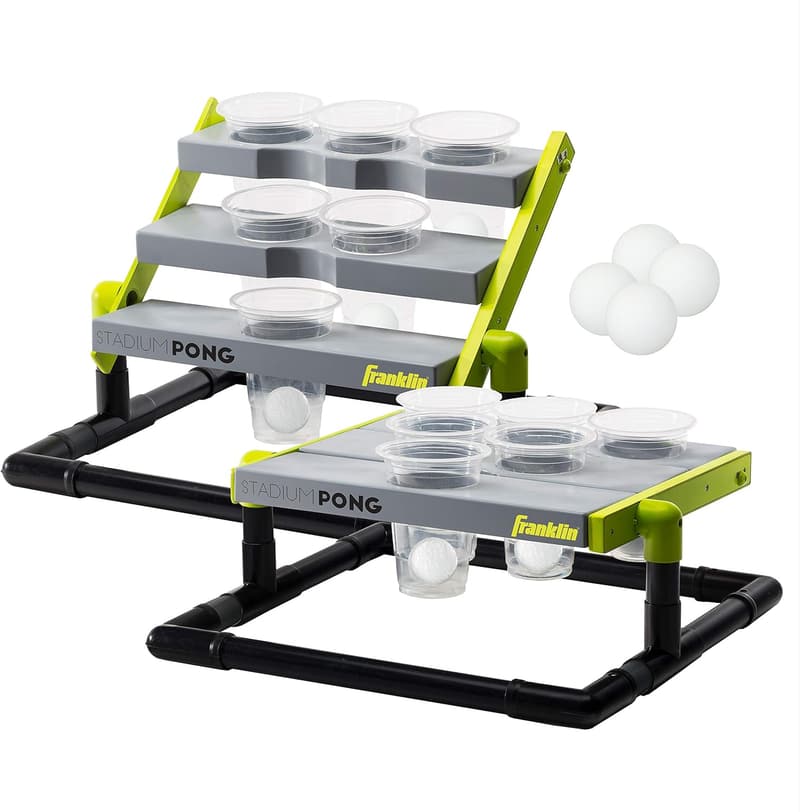 Jumbo Cup Pong Set for Tailgates - Fun Indoor & Outdoor Game