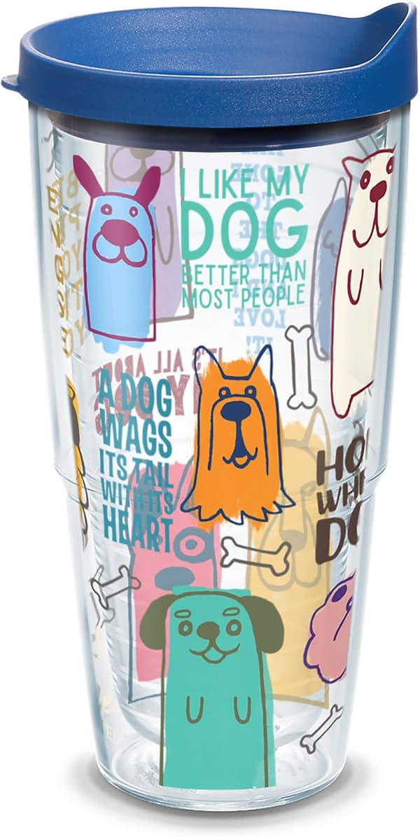 Tervis Dog Sayings 24oz Double-Walled Insulated Travel Cup