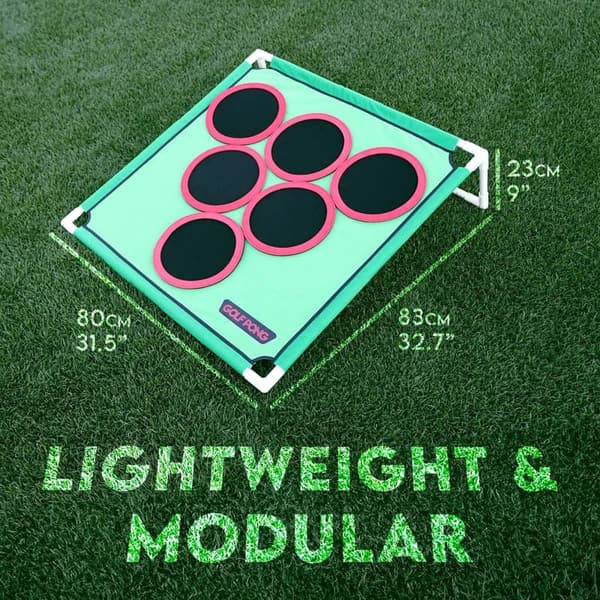 Backyard Golf Game Set with 16 Velcro Balls & Mat