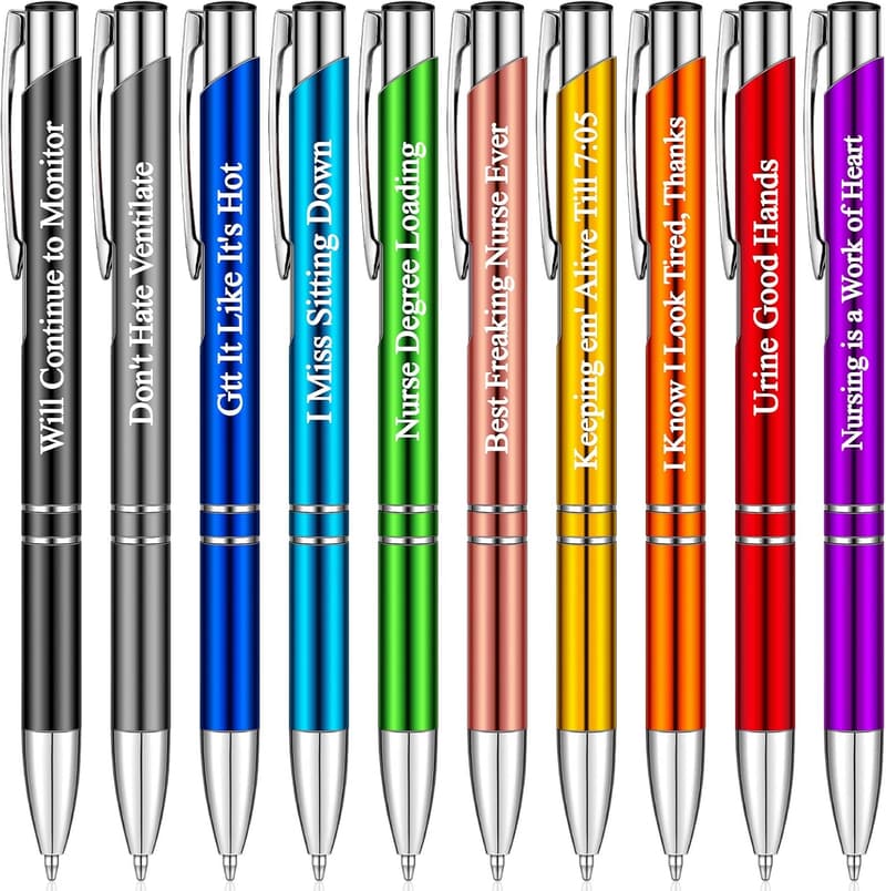 Nurse Appreciation Week Medical Pens - 10 Styles Set