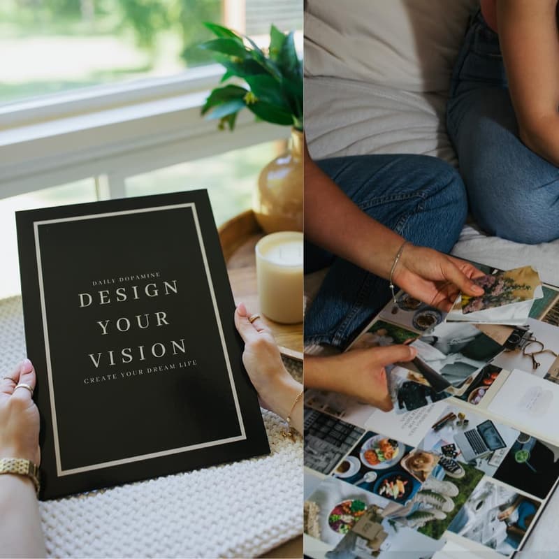 Vision Board Kit for Goal Setting & Manifestation