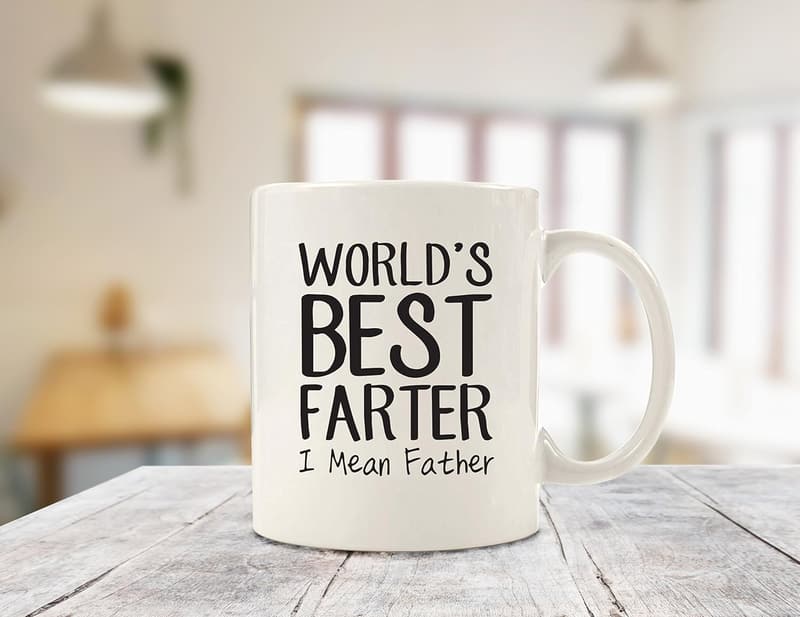 Funny Coffee Mug for Dad - 