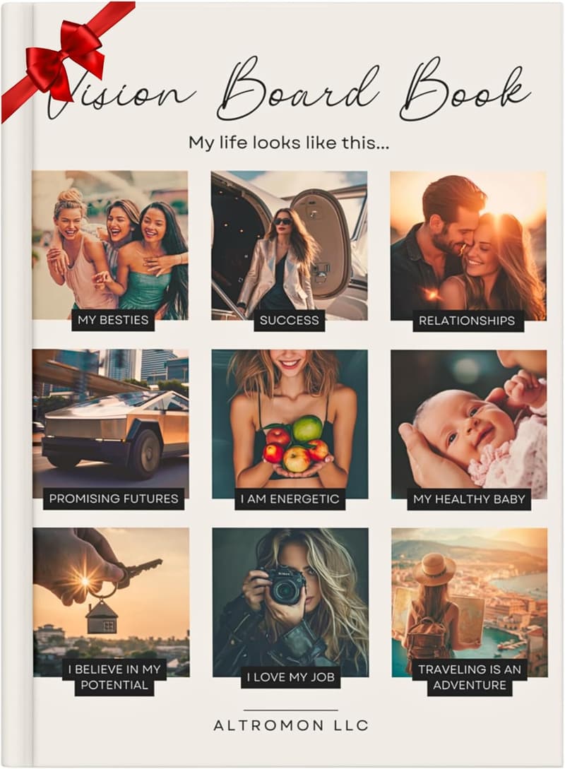 Feng Shui Vision Board Book for Goal Setting & Manifestation