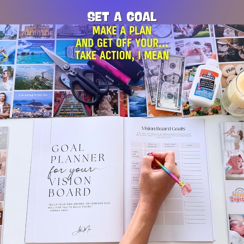 Feng Shui Vision Board Book for Goal Setting & Manifestation