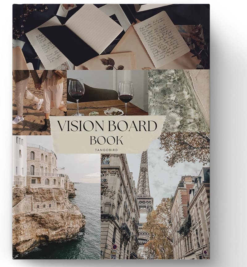 Vision Board Book: Inspirational Clip Art for Goal Visualization