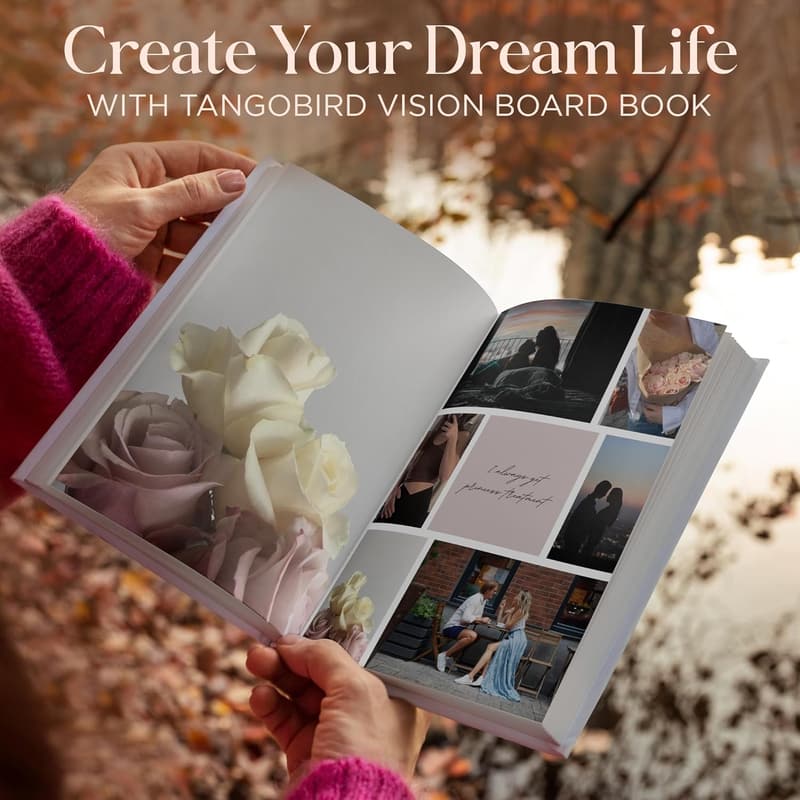 Vision Board Book: Inspirational Clip Art for Goal Visualization