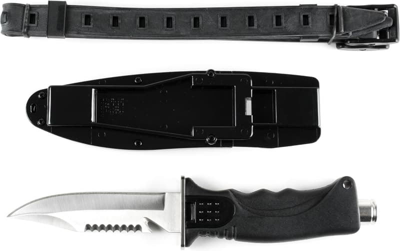 Diving Knife with Tempered Stainless Steel Blade - Cressi Skorpion