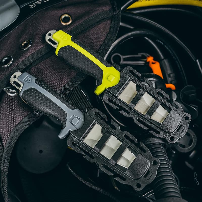 Tanu Dive and Rescue Knife with 3” Blunt Tip Blade and Sheath